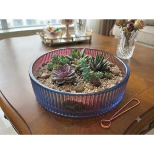 Bát Đựng Đồ Đa Năng Epoxy Resin 21cm - Trồng Cây, Trang Trí, Decor- Làm Đẹp Không Gian Sống